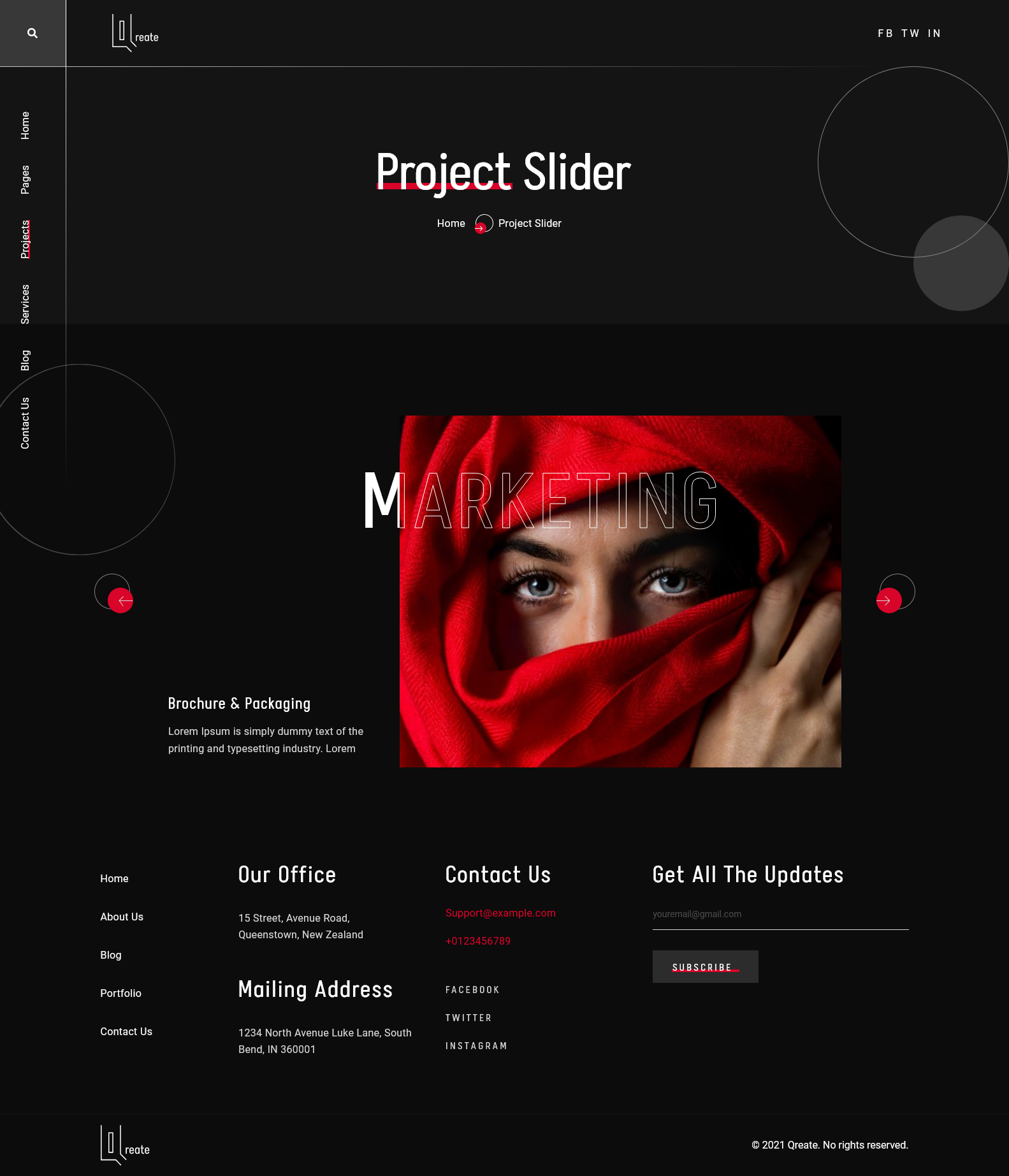 Project Slider